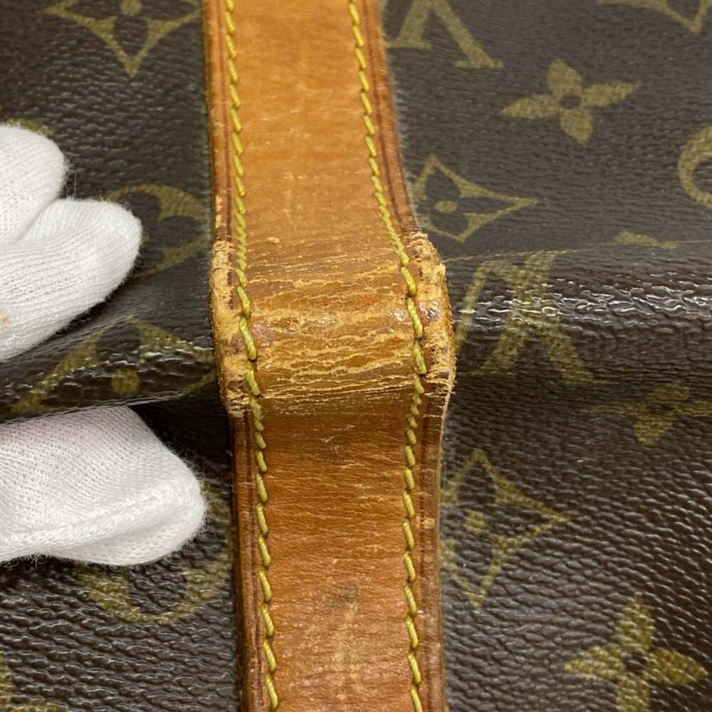 LOUIS VUITTON Authentic Brown Monogram Keepall 45 Boston Bag - Picture 7 of 14